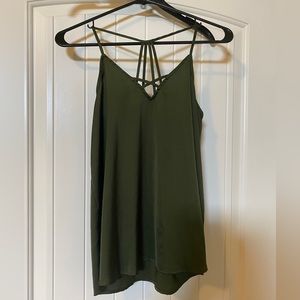 Army green tank.